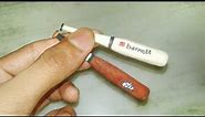 How to make mini baseball bat | Miniature baseball bat |