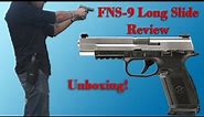 FNS-9 Long Slide - FIRST LOOK! Unboxing and Shooting