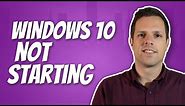 How to reset Windows 10 if it's not starting up