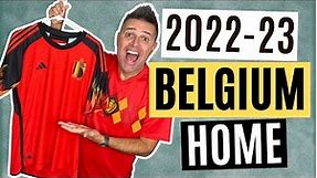 🇧🇪 2022 WORLD CUP KIT 🔥 FIRE SHIRT 🔥 Adidas 2022-23 Belgium Heat-RDY Home Shirt - Review & Unboxing
