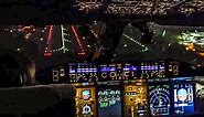 ✈️ Great Night Landing HiFly AIRBUS A380 at New York JFK