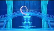 Disney Frozen Ice Palace magic pixie dust vfx for theater background live sing along