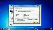 How to add a network printer using Windows 7
