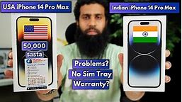 USA iPhone 14 Pro Max vs Indian iPhone | Warranty, No Sim Tray, Problems