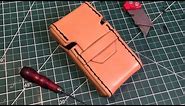 How to Make a Leather Cigarette Style Box Pouch (FREE Template)