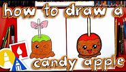 How To Draw A Candy Apple With Mrs Hubs