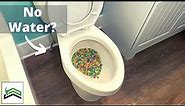 How To Flush A Toilet Without Running Water