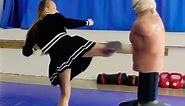 Skirt Girl Kicking Drills with Punches👊Taekwondo Karate Girls#👑Kings Martial arts