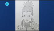 Anime Drawing Idea [ Shikamaru fron Naruto ] Easy Draw Step by Step.