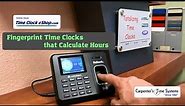 Fingerprint Time Clocks that Calculate Hours - Acroprint BioTouch Time Clock