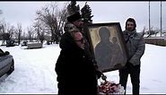 Russian icon is brought to Donbass region to protect rebels