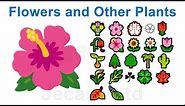 Emoji Meanings Part 17 - Flowers and Other Plants | English Vocabulary