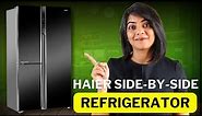 Haier side-by-side convertible refrigerator | Collaboration | 628L 3 door smart fridge demo