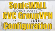 Dell SonicWALL GVC GroupVPN Configuration