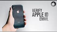 How to Verify Apple ID Email Address on iPhone (explained)