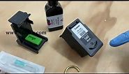 How to refill a Canon 560 Black ink cartridge like a professional the easy way
