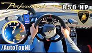 850HP LAMBORGHINI Huracan Performante SUPERCHARGED on AUTOBAHN by AutoTopNL