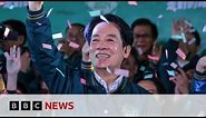 Taiwan: William Lai elected president in historic election | BBC News