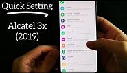 Quick Setting : Alcatel 3x (2019)
