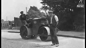 Modern Road Rolling in the County of Southampton 1934