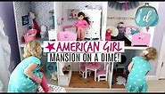HUGE DOLLAR TREE & IKEA BUILD 💕 American Girl Doll House DIY & Tour!