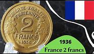 Coin France 2 francs 1936 - REPVBLIQVE FRANÇAISE