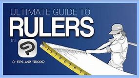 The ULTIMATE GUIDE to Using Rulers in Clip Studio Paint!