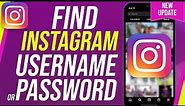 How To Find Instagram Password And Username