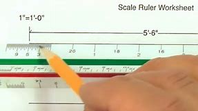 How to use a Scale Ruler: Plus a Worksheet and paper scale ruler with download link.