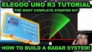 How to make RADAR with Arduino (Elegoo) Uno R3! Part 1/2 (Wiring & Arduino IDE)