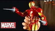 Marvel Legends Series - 'Captain America, Spider-Man, & Iron Man Action Figures' Designer Desk