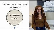 Sherwin Williams Accessible Beige with Coordinating Paint Colors