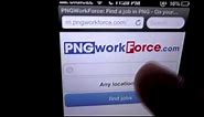 How to use PNGworkForce on your Mobile