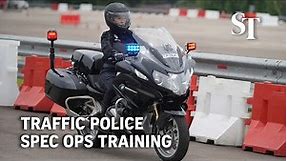 Training with the Traffic Police Special Operations Team