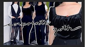 CORPORATE GOTH outfit ideas
