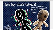 Sackboy plush tutorial free pattern look in description #art #lbp #Sackboy