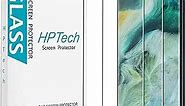 HPTech (2 Pack) Designed For Samsung Galaxy J7 2017 / J7 V / J7 Prime / J7 Sky Pro / J7 Perx Tempered Glass Screen Protector, Easy to Install, Bubble Free