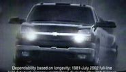 2003 Chevy Silverado Like a Rock Commercial