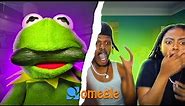 Kermit strikes fear into the hearts of his enemies on Omegle
