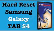 How to Hard Reset Samsung Galaxy Tab S4 | Factory Reset Galaxy Tab S4 | NexTutorial