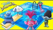 Dreamworks Trolls World Tour Swimming Pool with Summer DIY Play-Doh Toys #withme