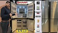 sharp four door refrigerator | SJ-EP70F-SL | sharp refrigerator | sharp 678 ltr refrigerator | sharp