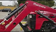 How to get to the the battery on the Mahindra 4550