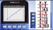 How to do Linear Regression on the TI84 Plus CE