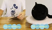 Black Cat Plush Toy: Soft, Stuffed Animal Pillow, Baby Sofa Decoration, Cat-shaped Design