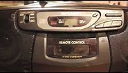 Sharp QT-CD130 stereo radio, CD, cassette player repair. Disc read error, does not play CD problem