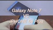 Galaxy Note 7 vs iPhone 6s Plus specs comparison