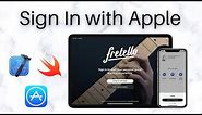Sign In With Apple Tutorial (Swift, Xcode 12, 2022) - iOS Development