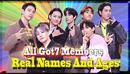 The Real Names And Ages Of All Got7 Members