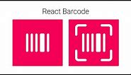 React.js Barcode Scanner & Generator